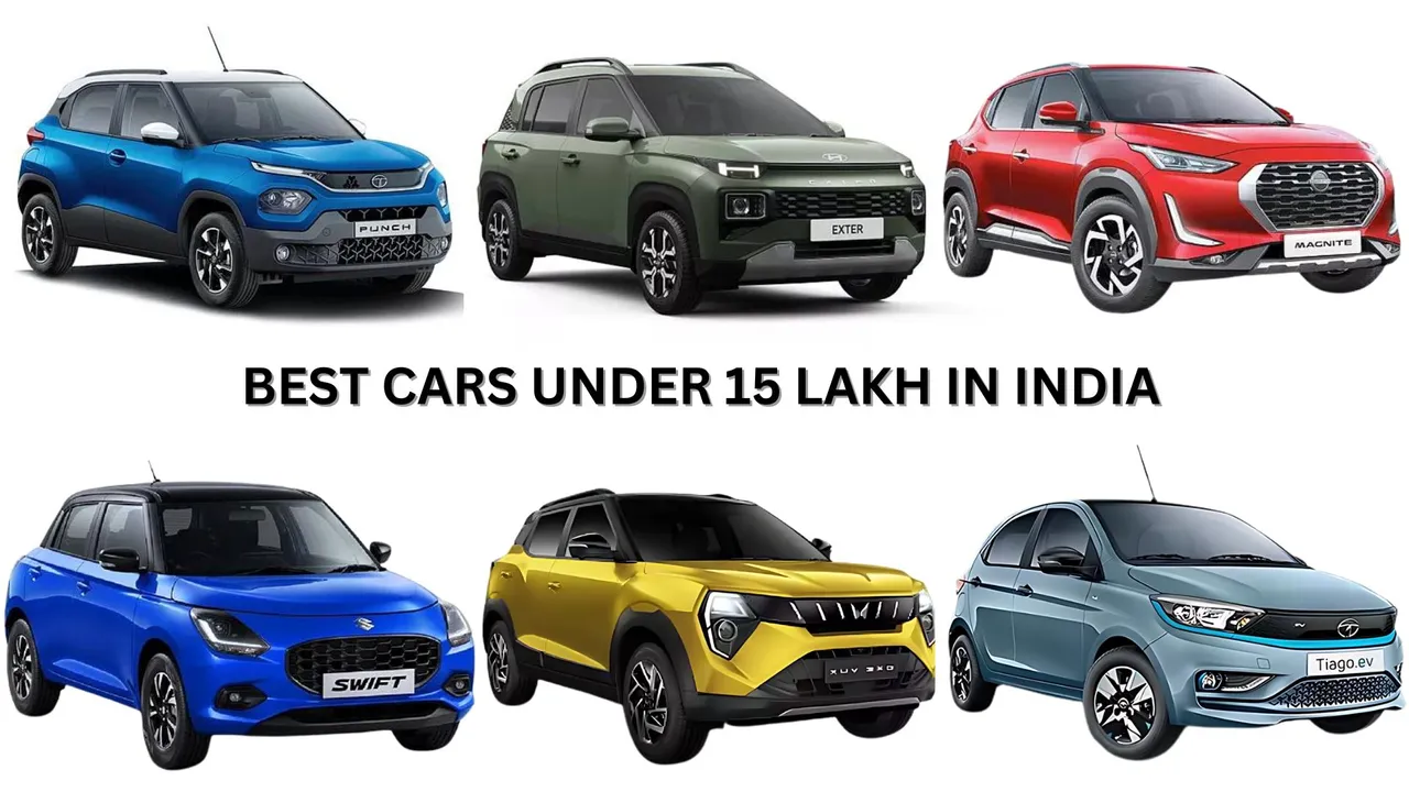 Cars Under 15 Lakh in India