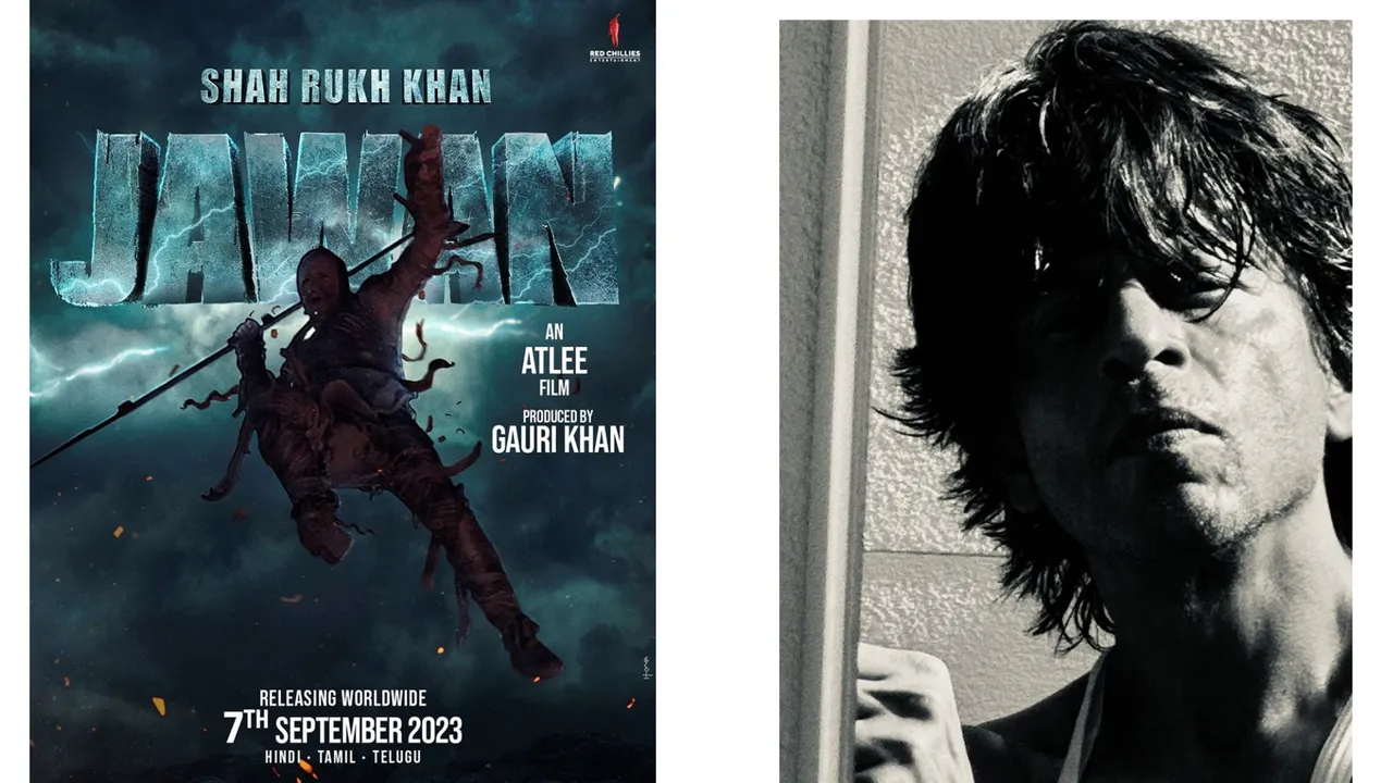 Jawan poster Shah Rukh Khan