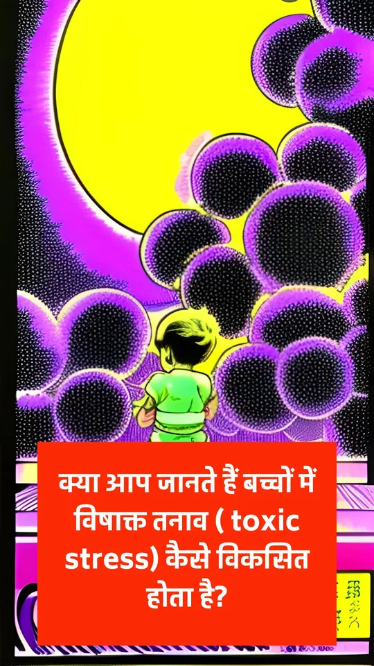 क्या आप जानते हैं बच्चों में विषाक्त तनाव ( toxic stress) कैसे विकसित होता है?