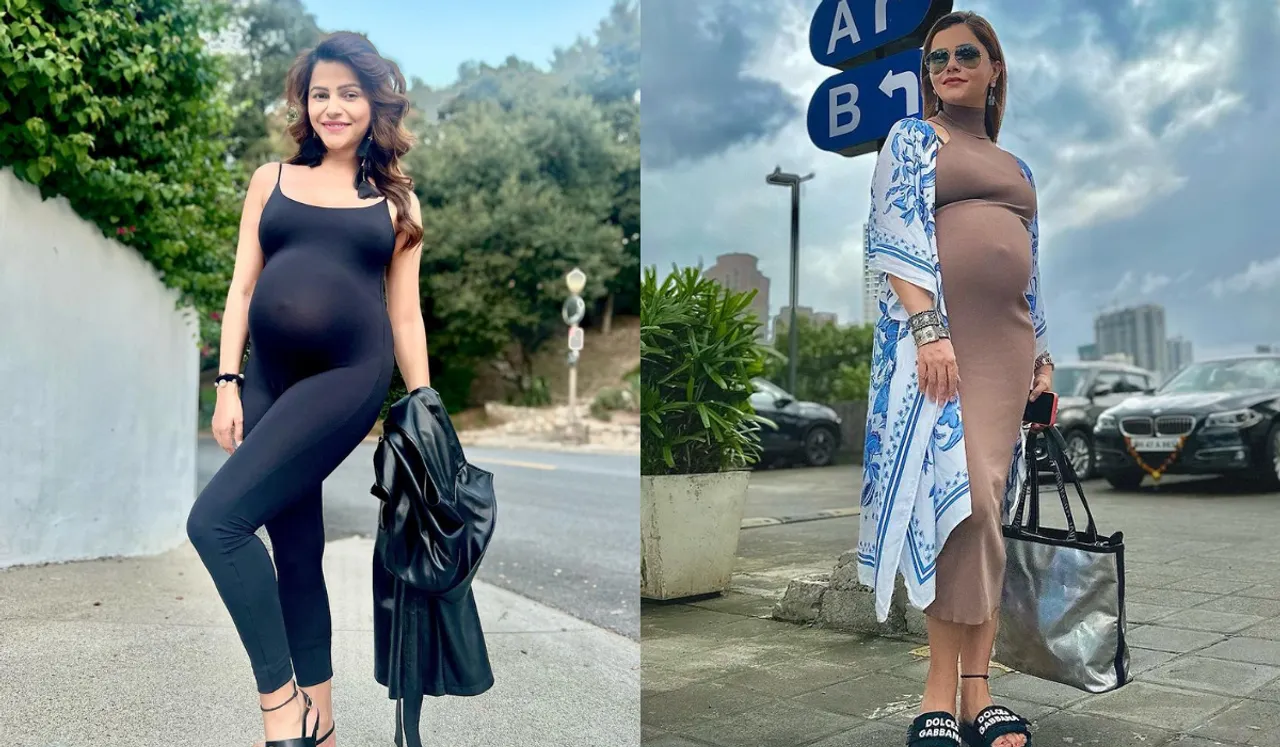 Tight Clothes During Pregnancy(Rubina Dilaik Instagram)