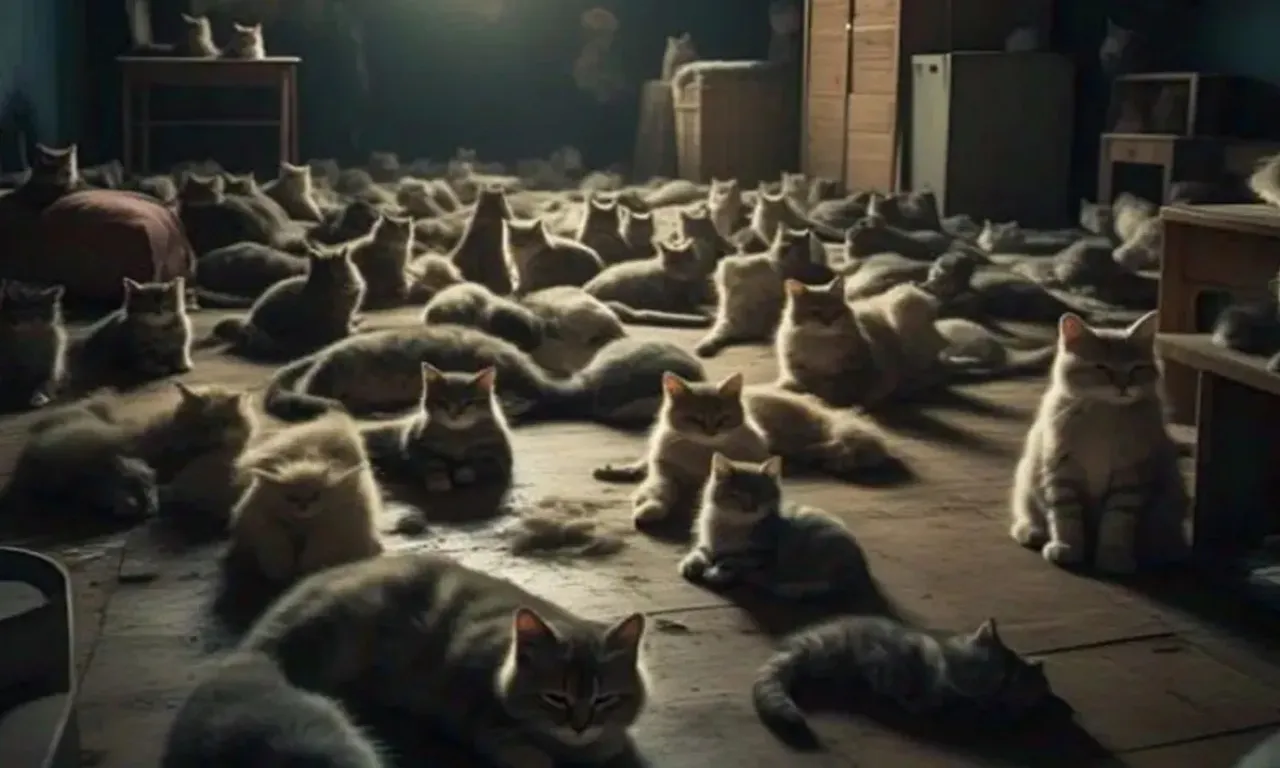 Pune police sent notice to a woman for keeping more than 300 cats in her flat