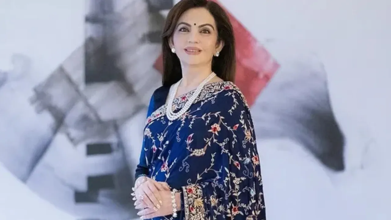 Nita Ambani Revives A Heirloom Parsi Gara Saree