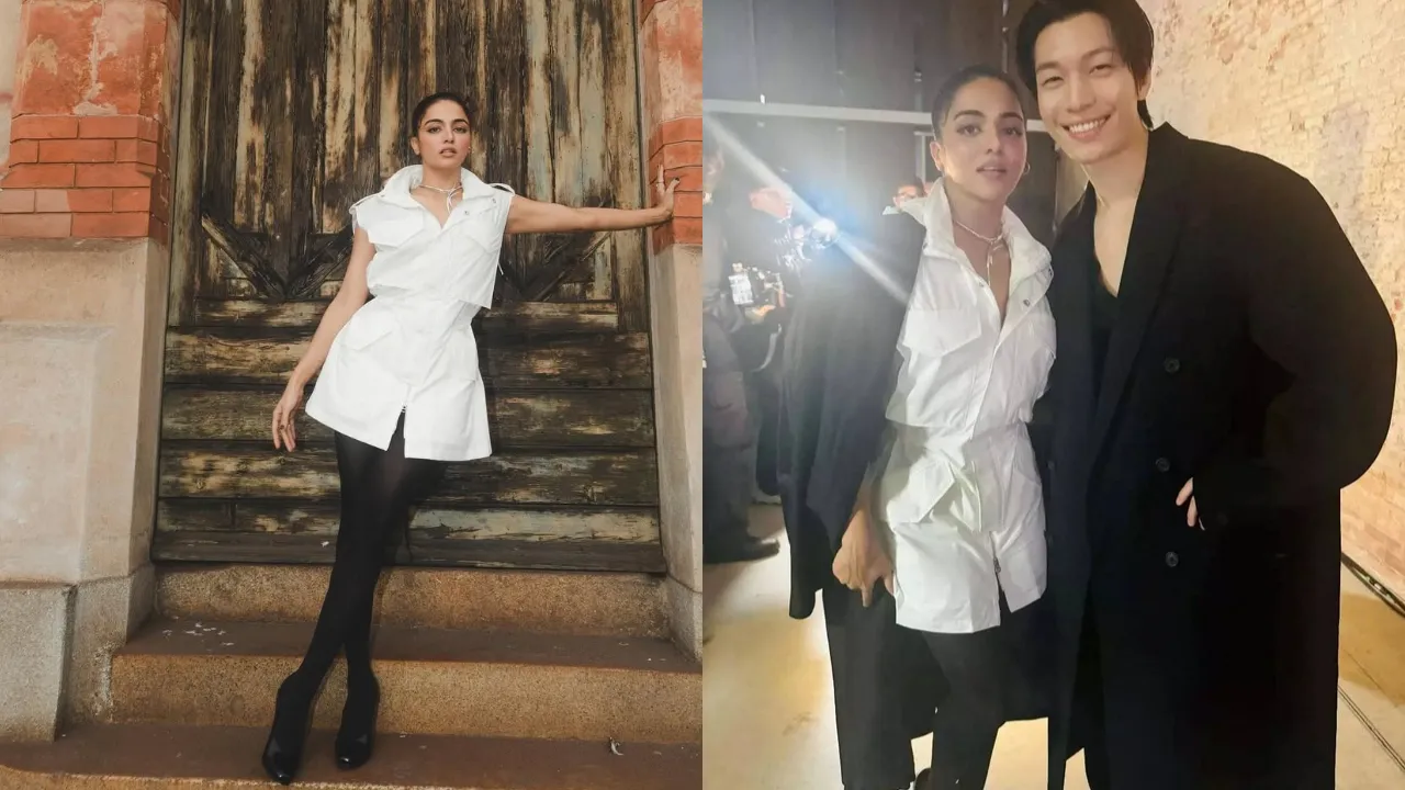 Wamiqa Gabbi Made Debut At Milan Fashion Week Meets Squid Game Actor
