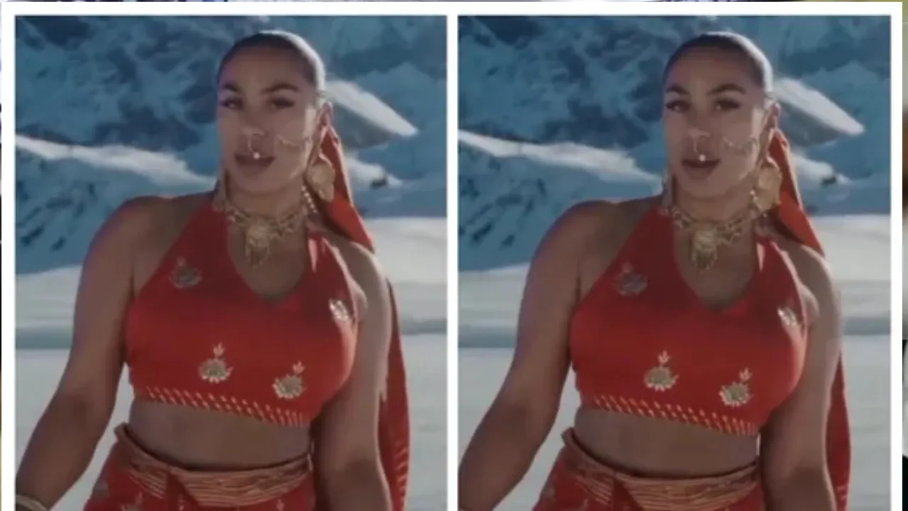 Swiss-Indian Singer Snowboards In Lehenga For Music Video