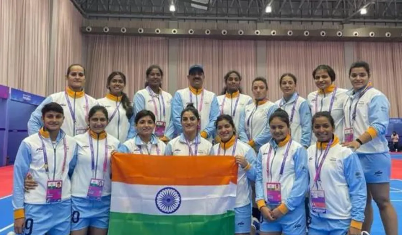 Indian women's kabaddi team won gold