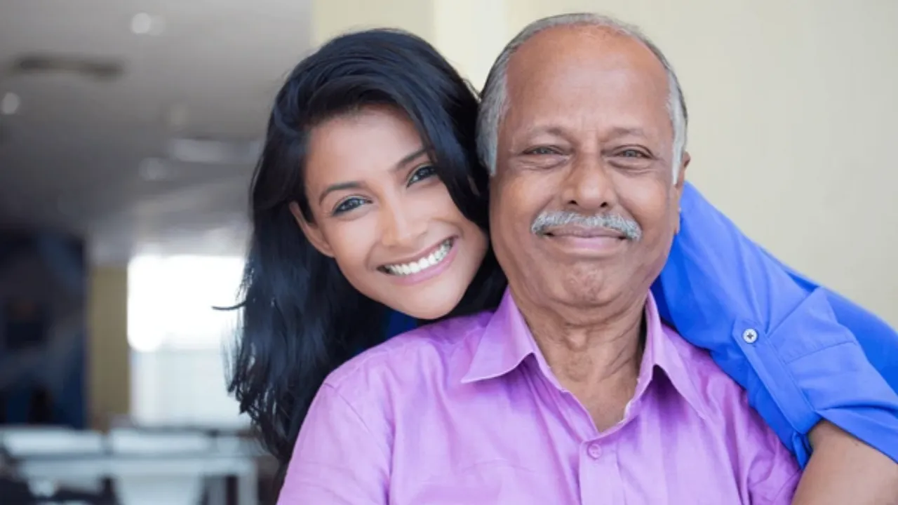 father and daughter   