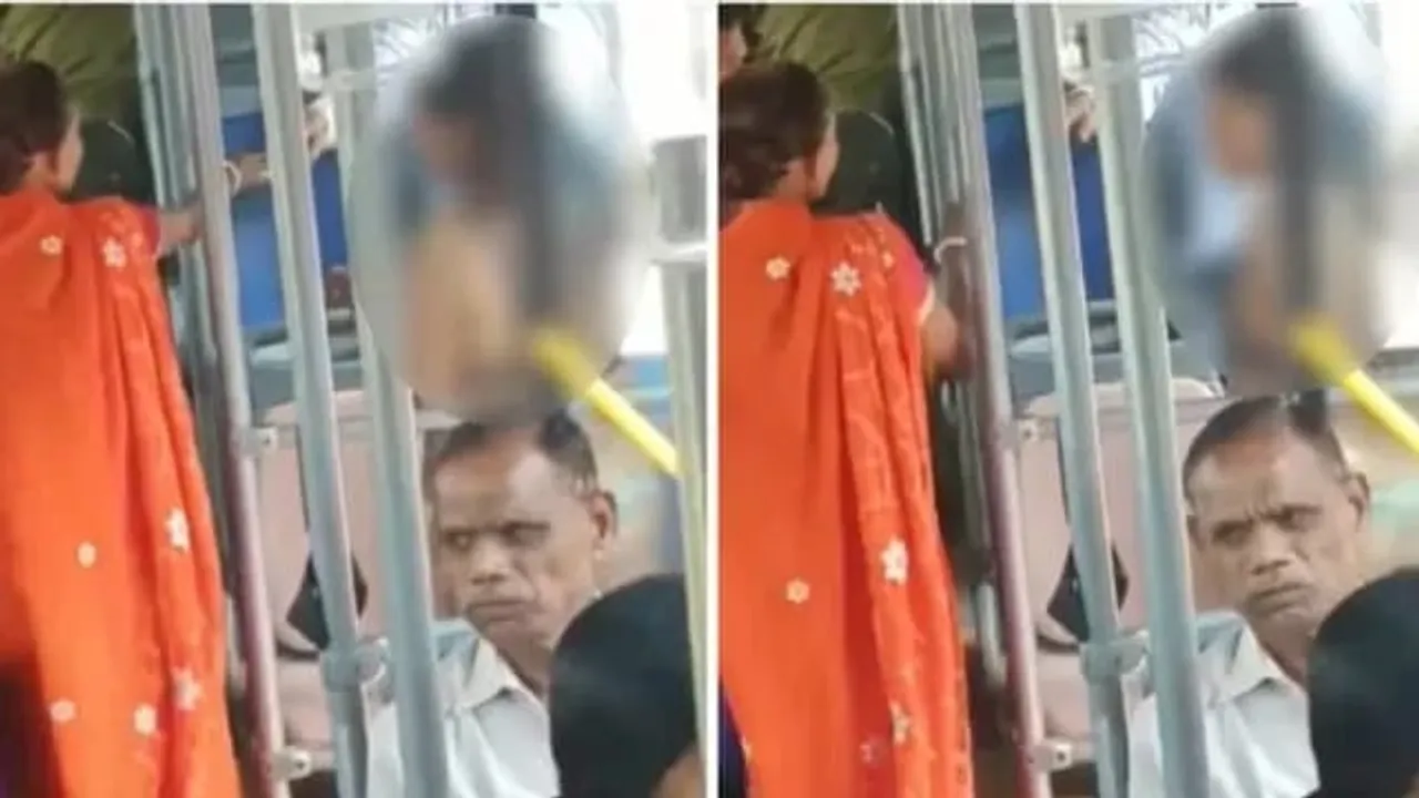 Woman Enters Delhi Bus Wearing A Bikini