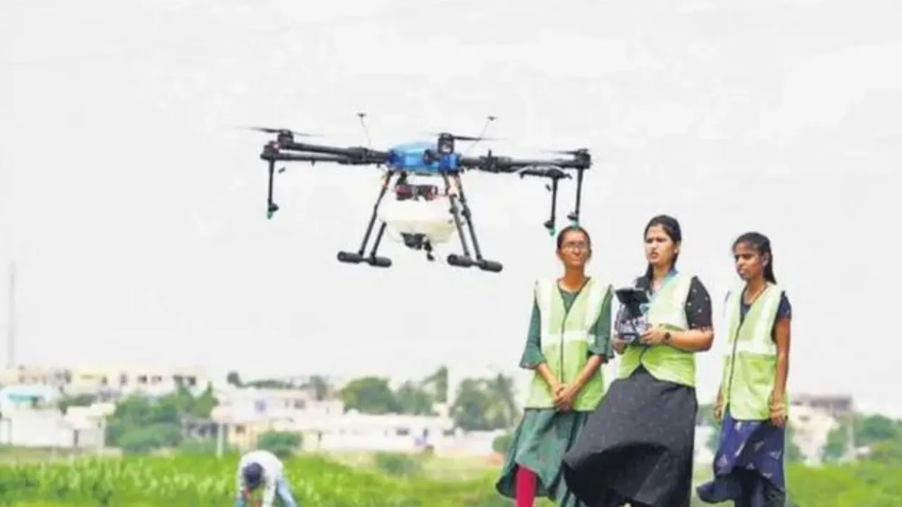 How Drone Didis Are Revolutionizing Rural Agriculture in India