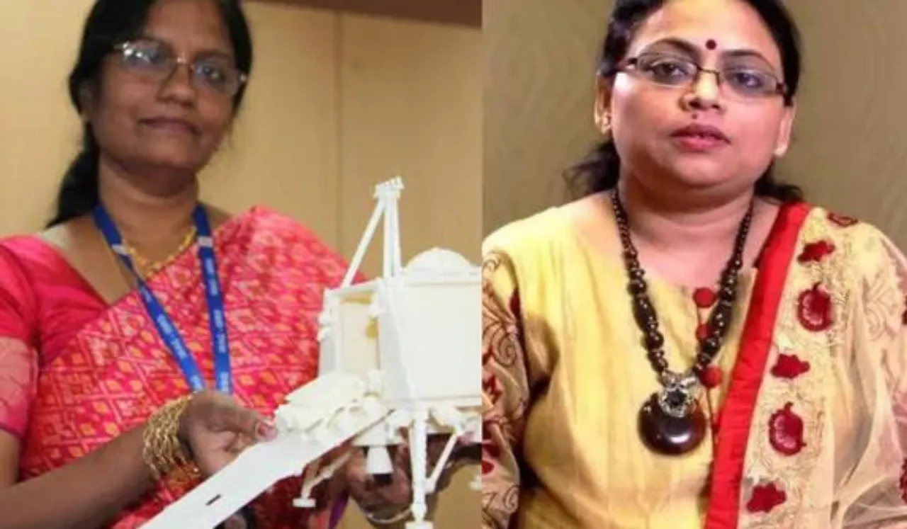 Vanitha Muthayya (left) and Ritu Karidhal (right)