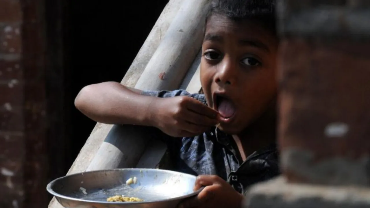 भारत में Zero Food वाले बच्चे 6.7 मिलियन, गिनी और माली के बाद तीसरा नंबर भारत का