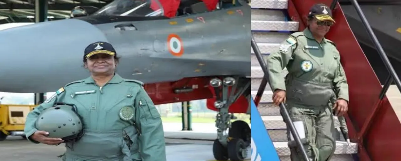 राष्ट्रपति द्रोपति मुर्मू ने IAF के सुखोई-30MKI लड़ाकू विमान में भरी उड़ान