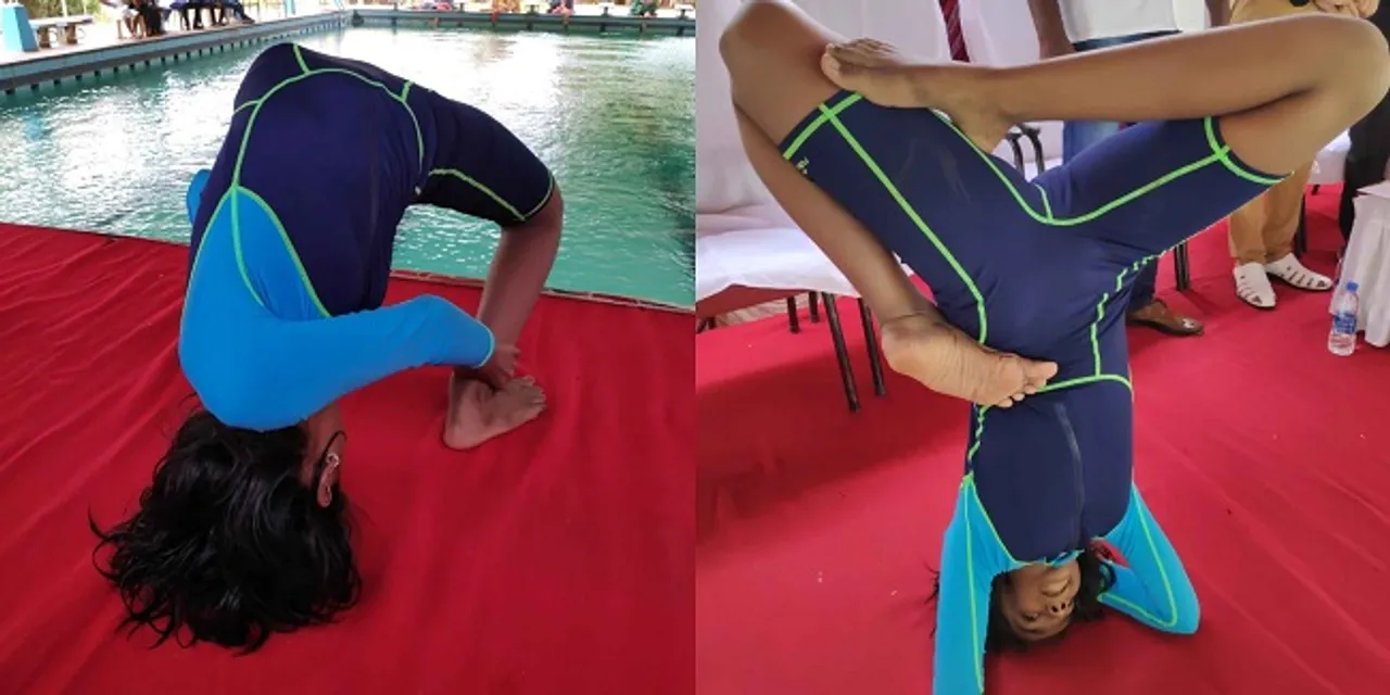 मिलिए के प्रिशा से: 10-वर्षीय योग शिक्षका जो नेत्रहीन लोगों को योग सिखाती है