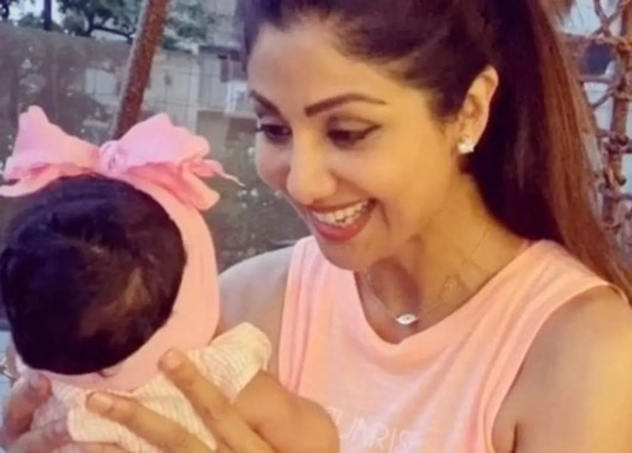 शिल्पा शेट्टी कुंद्रा की बेटी का जन्मदिन : शेयर किया Samisha का adorable video