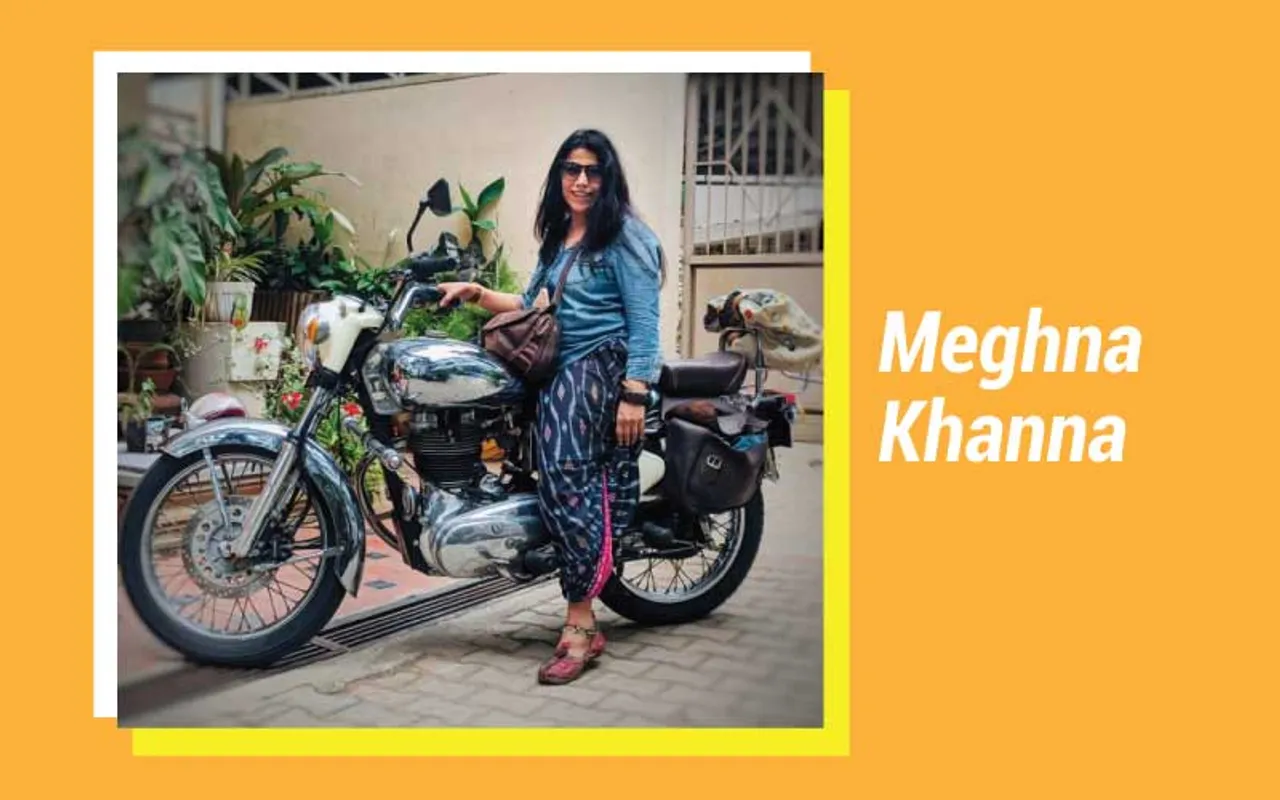 जानिए मोटरसाइकलिस्ट मेघना खन्ना ने 23 की उम्र में क्यों छोड़ दी अपनी नौकरी
