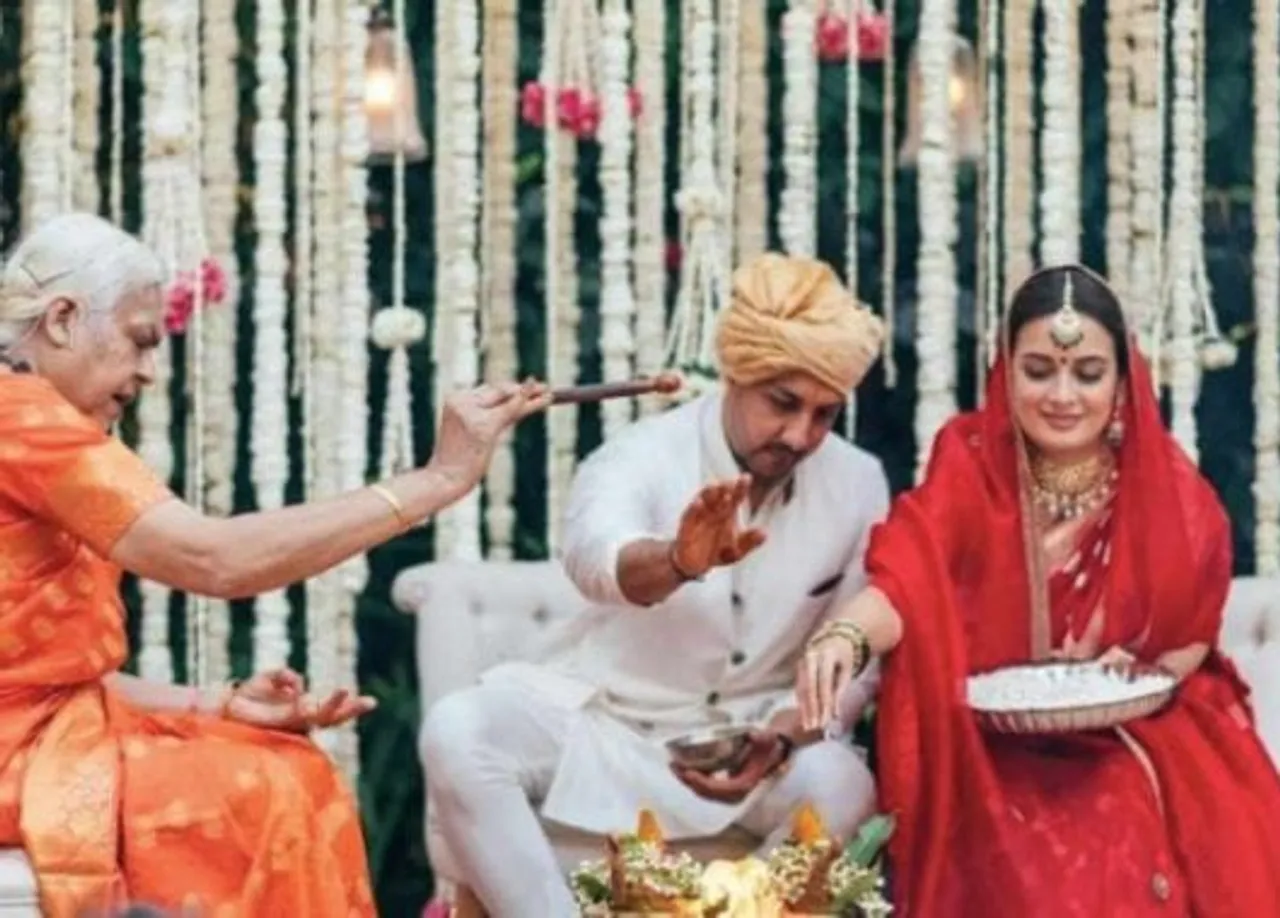 दीया मिर्जा ने अपनी शादी से सेट किए ये 5 बेस्ट वेडिंग गोल्स