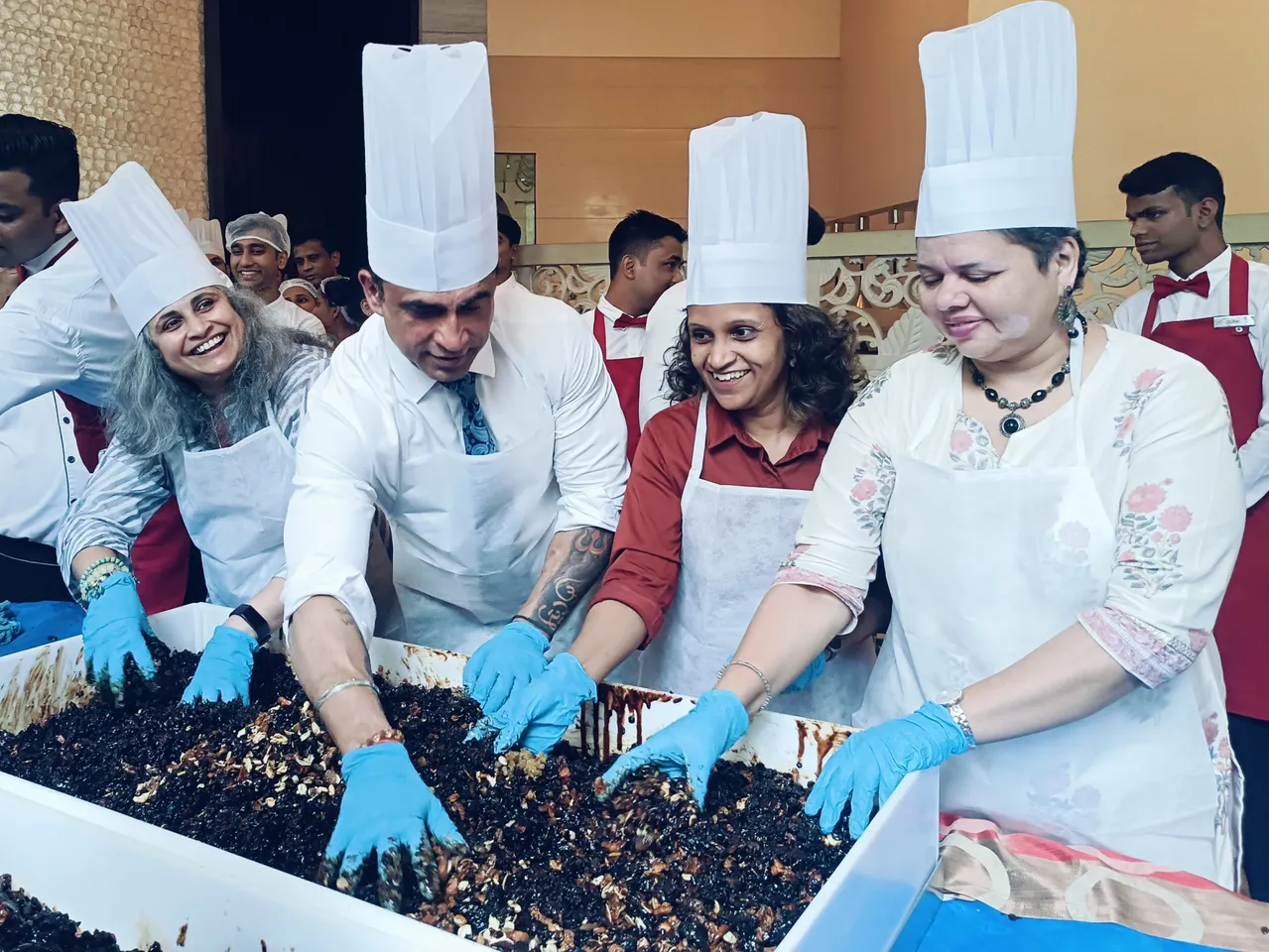 cake mixing meluha