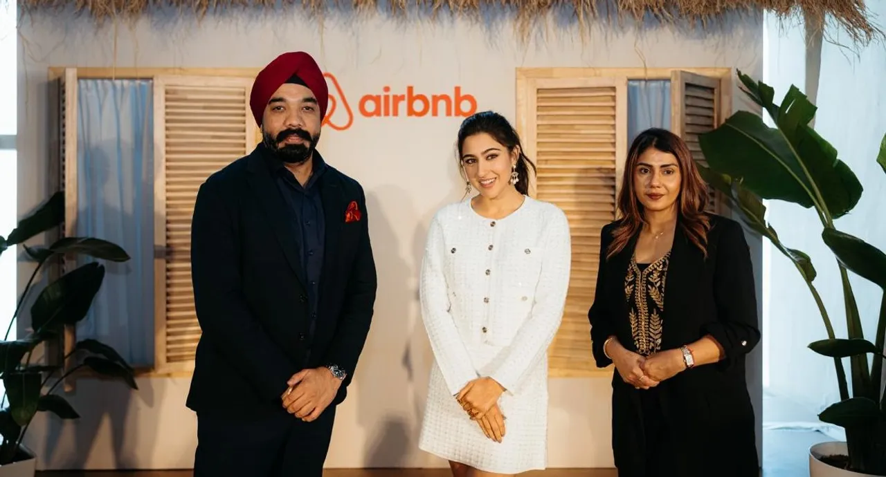 L-R Amanpreet Singh Bajaj, General Manager for India, Southeast Asia, Hong Kong and Taiwan, Prasidha Menon, Regional Communications Head, SEA,Hong Kong, Taiwan, Sara Ali Khan_image1