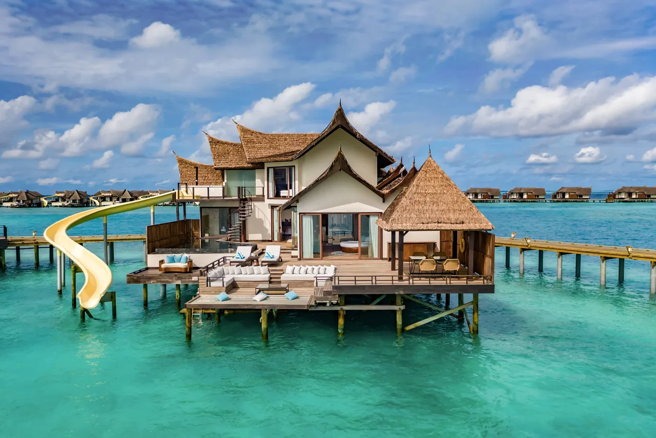 Ocean Pool Reserve with Slide A dreamy overwater sanctuary for all  THE OZEN COLLECTION