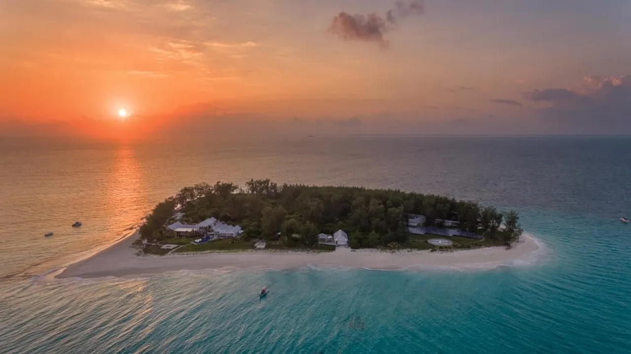 Aerial View - Sunset