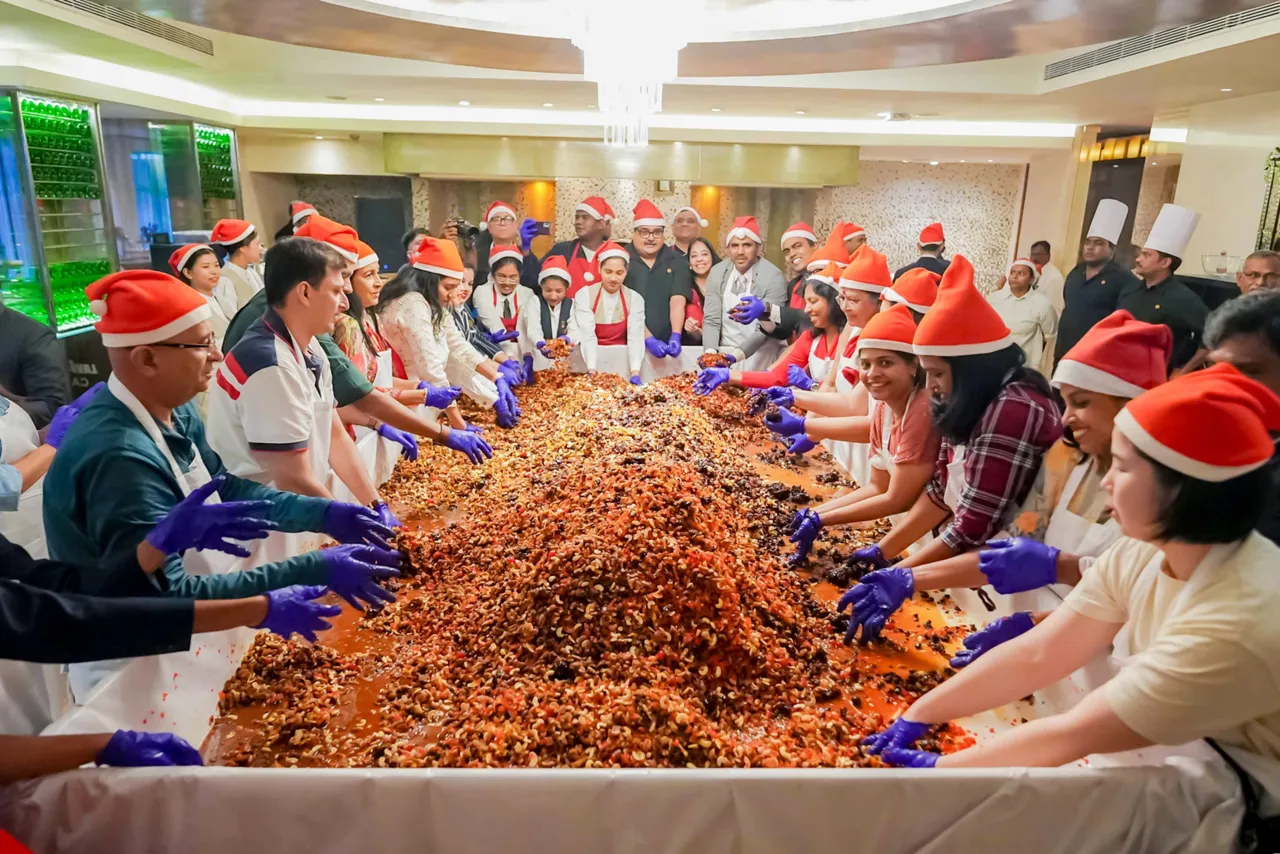 Taj Coromandel - Cake Mixing -1