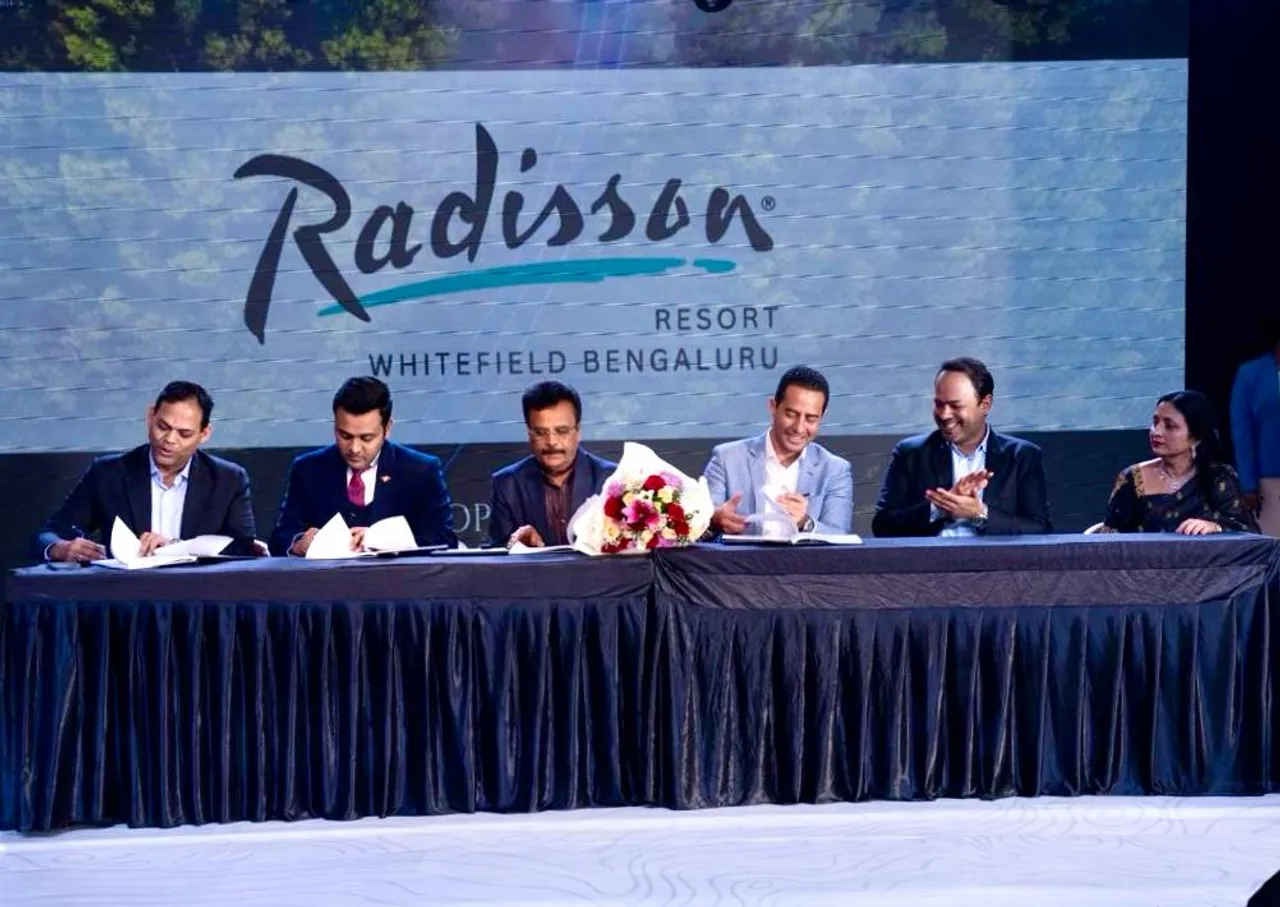 The signing of Radisson Resort Whitefield Bengaluru