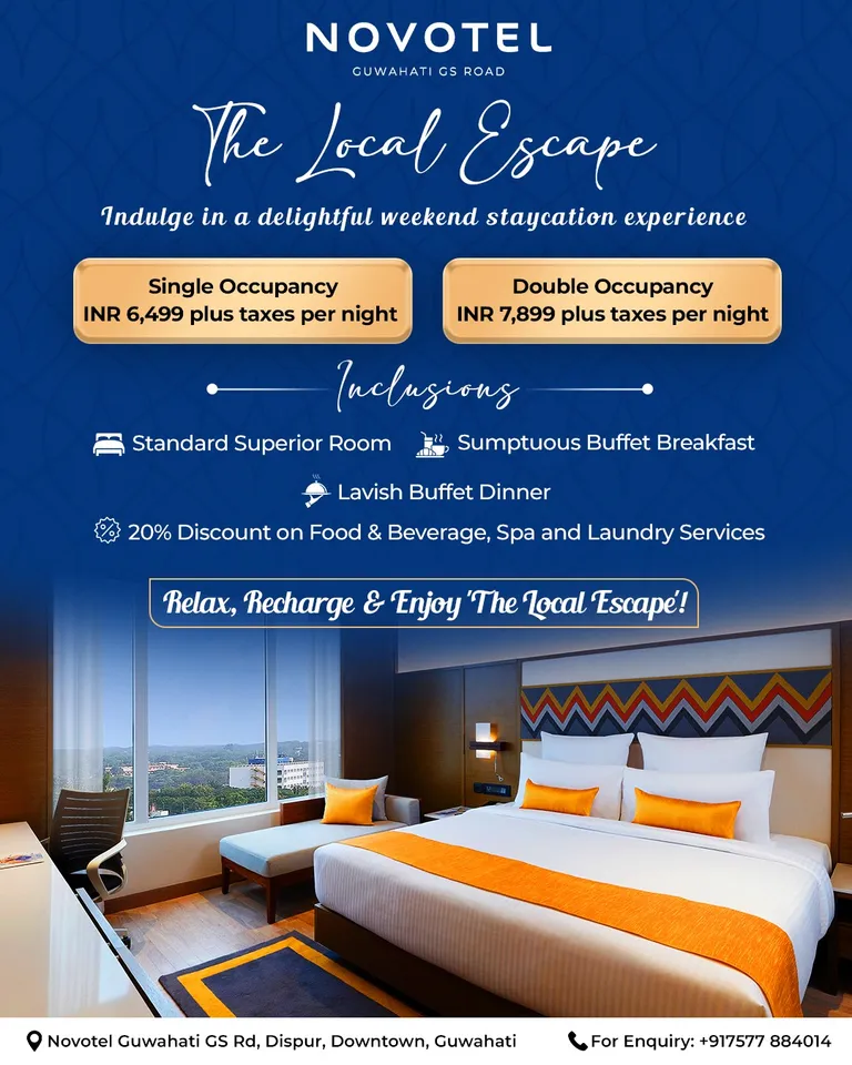 Novotel Guwahati Introduces ‘The Local Escape’, a luxurious staycation experience