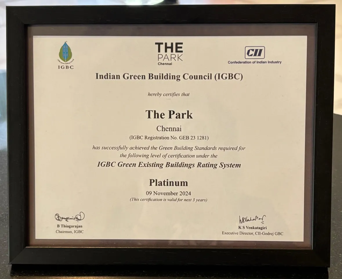 IGBC - Platinum