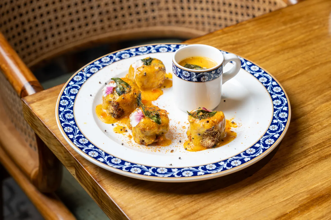 Rava Fish fry with Mango Mustard Sauce