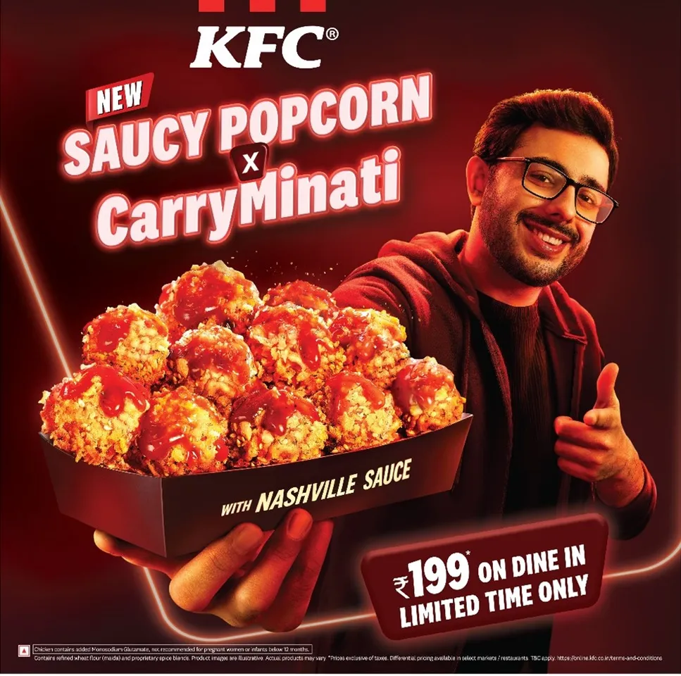 KFC x Carry Minati - Saucy Popcorn