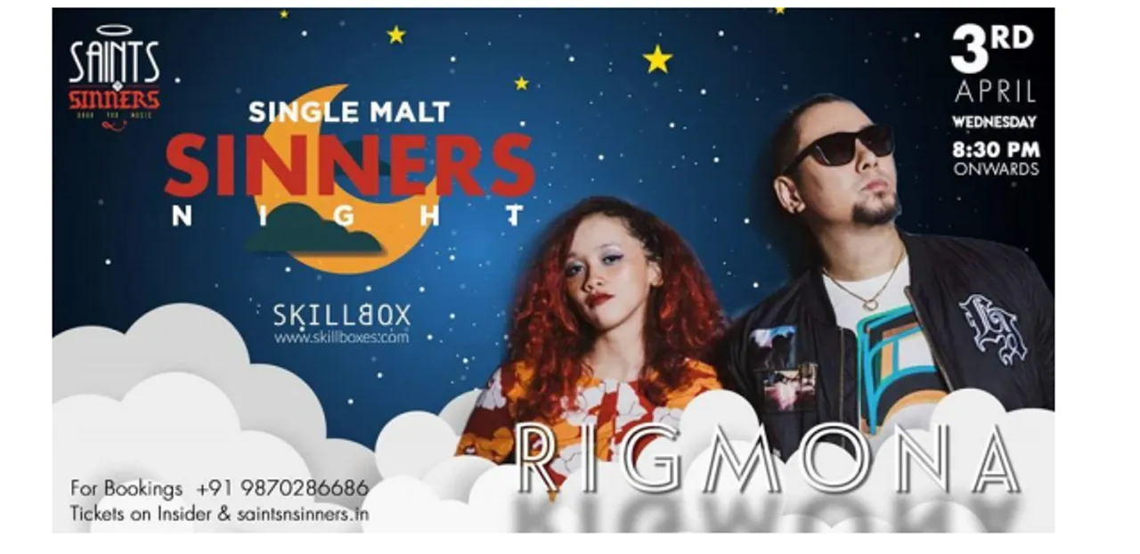 Single Malt Sinners Night with Rigmona at Saints N Sinners