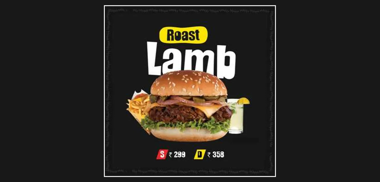 Juicy Lamb Burger by The Belgian Fries Company