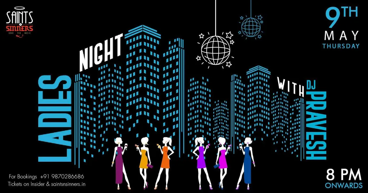 Ladies Night with DJ Parvesh At Saints N Sinners, Gurgaon