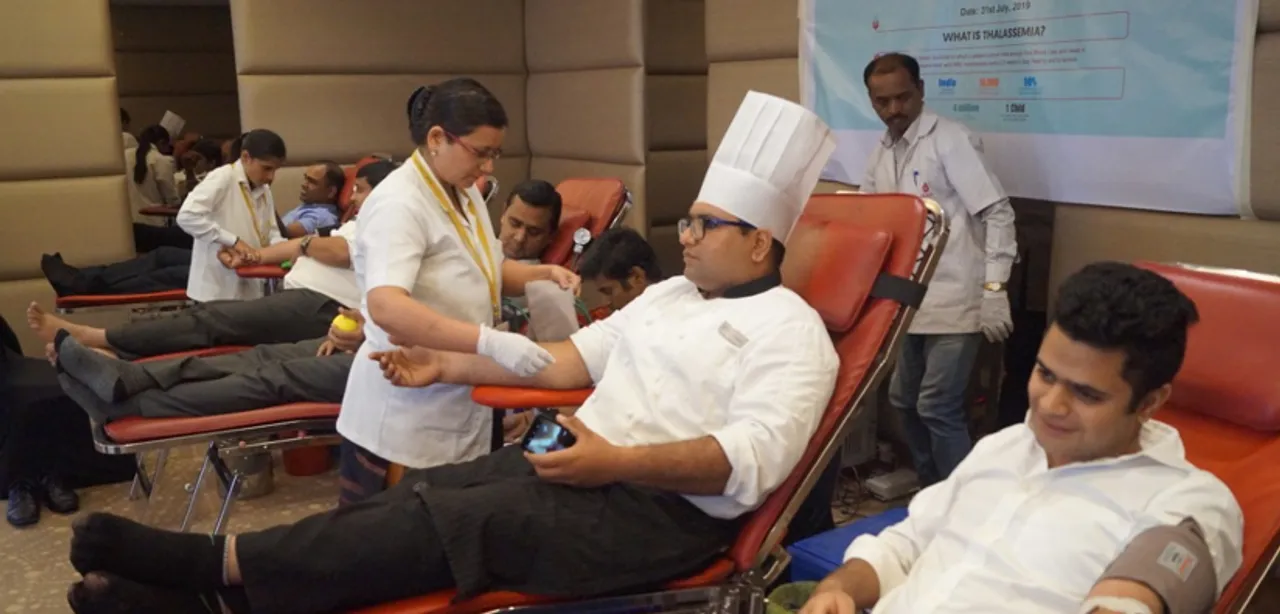 Courtyard By Marriott Chakan organizes a Blood Donation Drive in Chakan