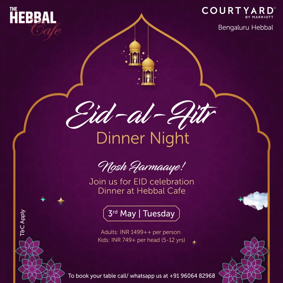 Courtyard By Marriott Bengaluru Hebbal hosts a delightful dinner buffet on Eid