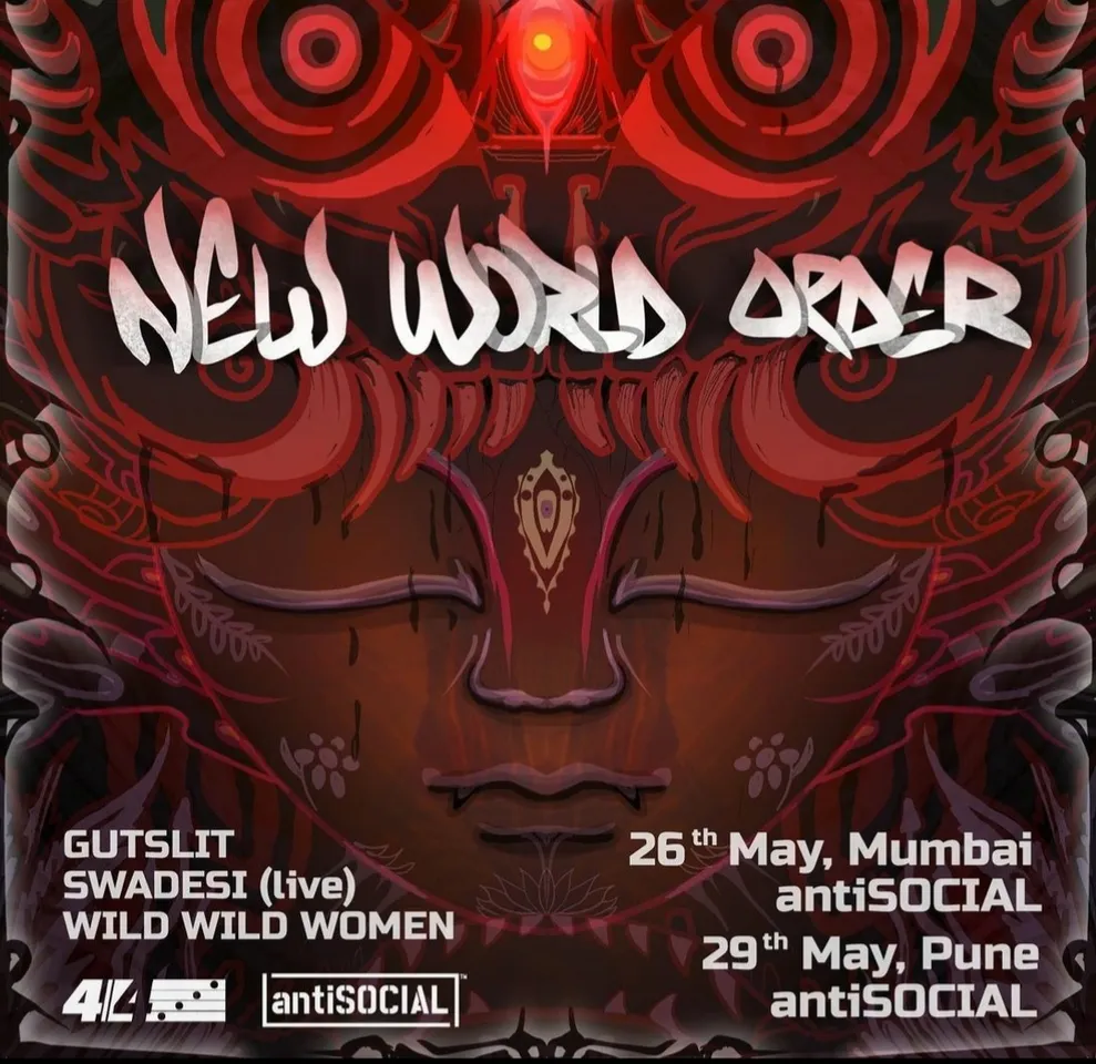 Gutslit and Swadesi coming together at antiSOCIAL Pune on May 29