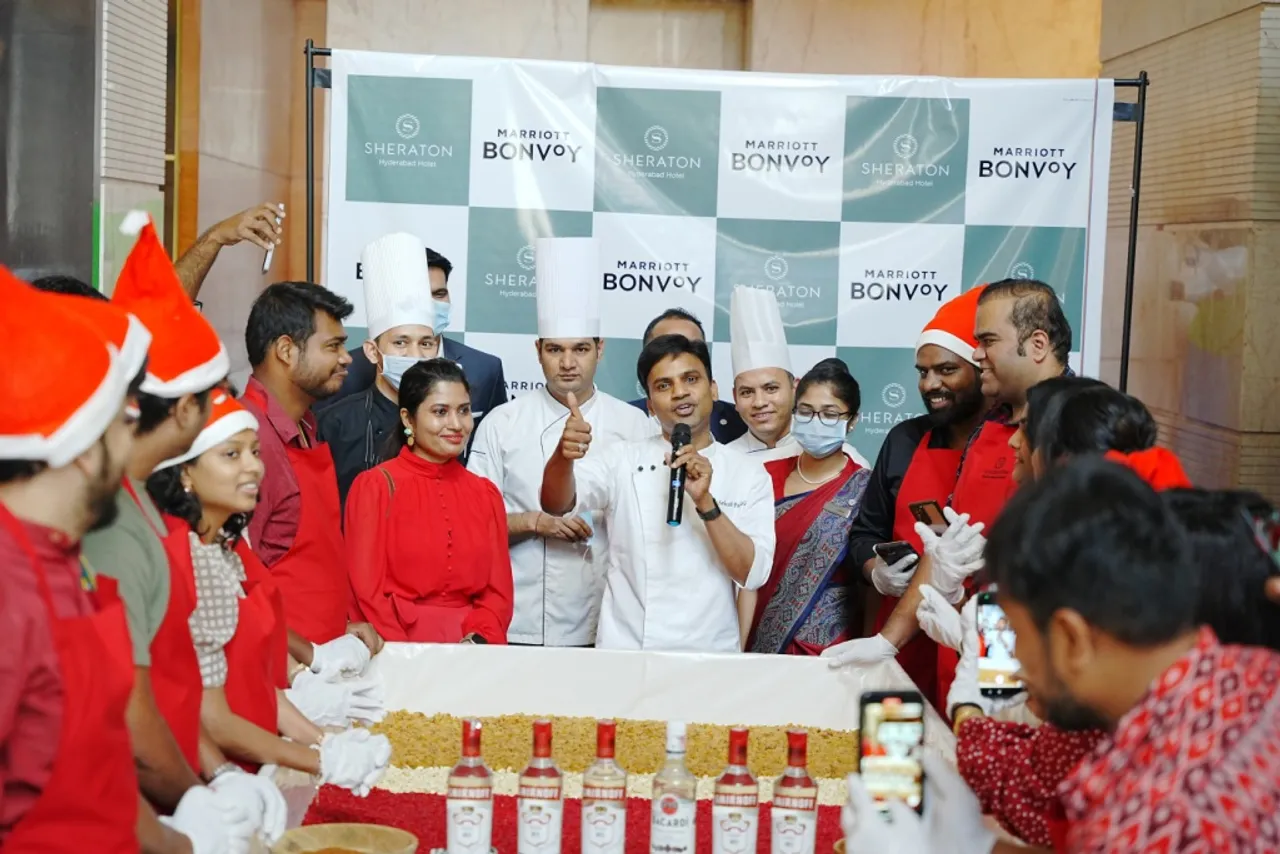 Sheraton Hotel Hyderabad conducted a cake mixing ceremony on October 16th