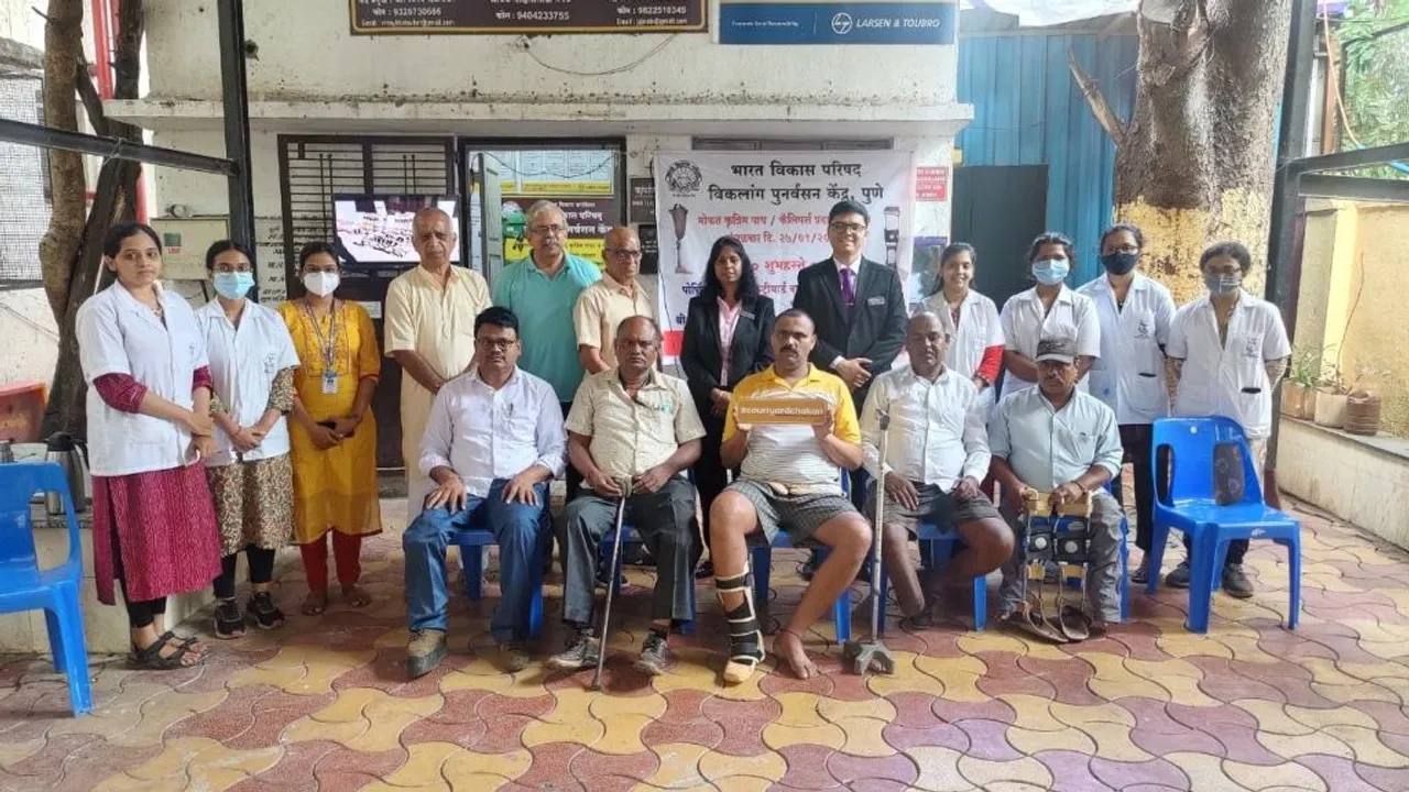 Courtyard by Marriott Pune Chakan initiates a CSR activity to donate Prosthetic Legs