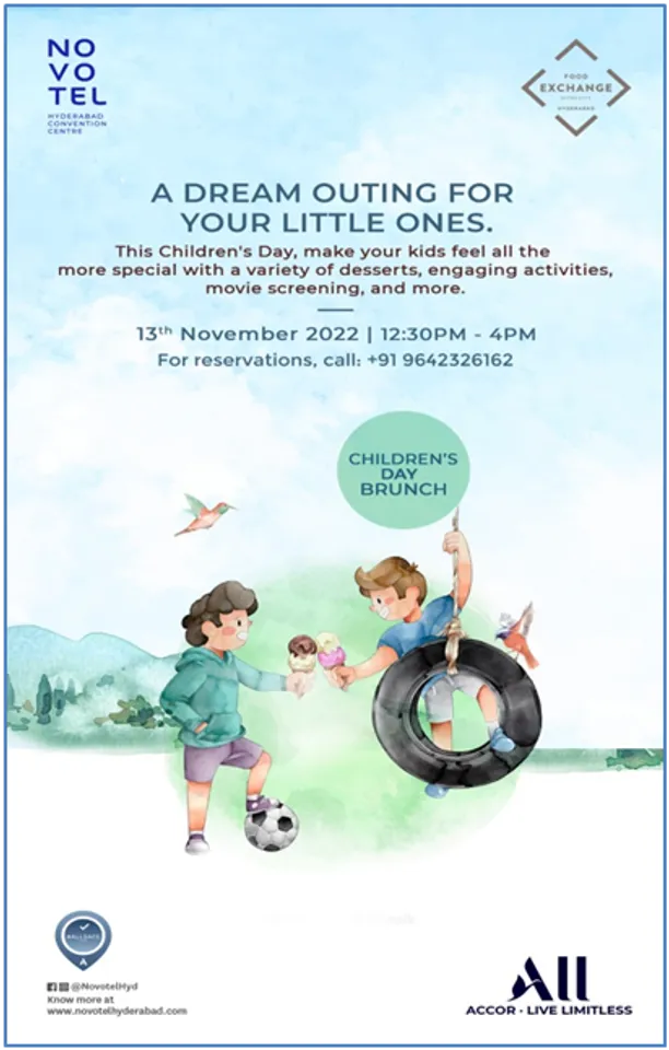 A Dream Outing for Your little ones at Food Exchange! @Novotel Hyderabad Convention Centre