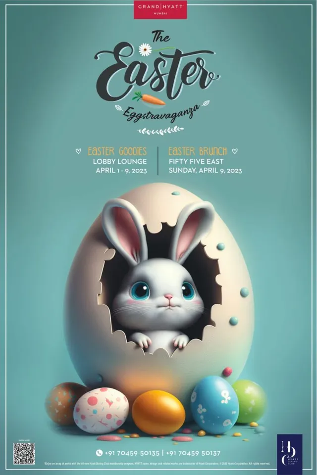 Hop-On to for an Egg-cellent Easter Brunch at Grand Hyatt Mumbai's Eggstravaganza Celebration