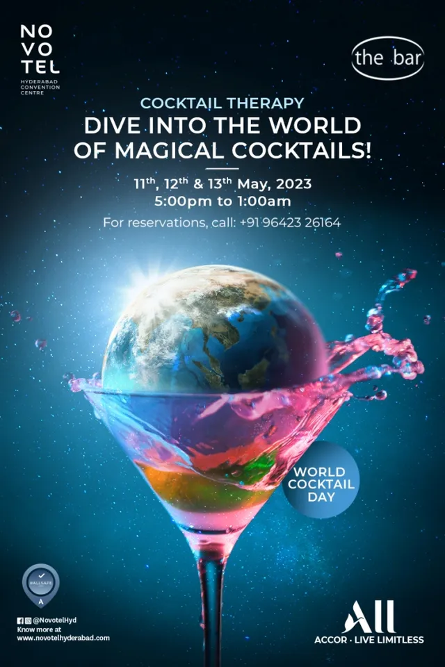 Dive Into The World of Magical Cocktails! @Novotel Hyderabad Convention Centre