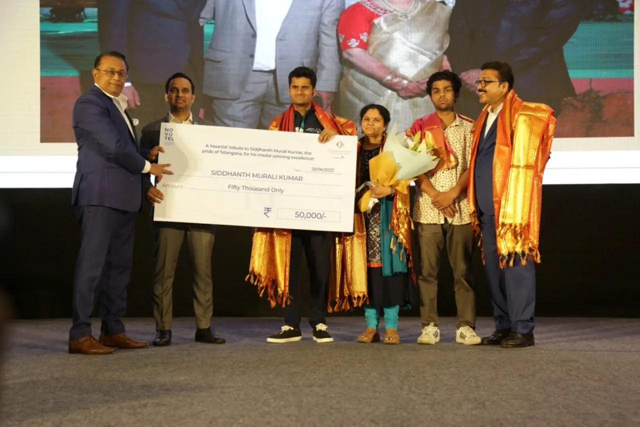 Novotel Hyderabad Convention Centre Hosts Grand Felicitation Ceremony for Siddhanth Murali Kumar, Bronze Medal Winner at Special Olympics World Summer Games