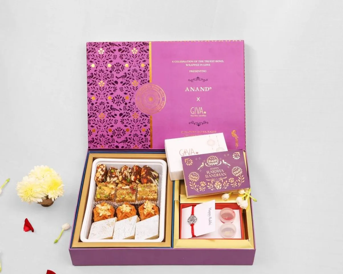 Anand Sweets collaborates with jewellery brand GIVA to create a limited-edition Rakhi gift box