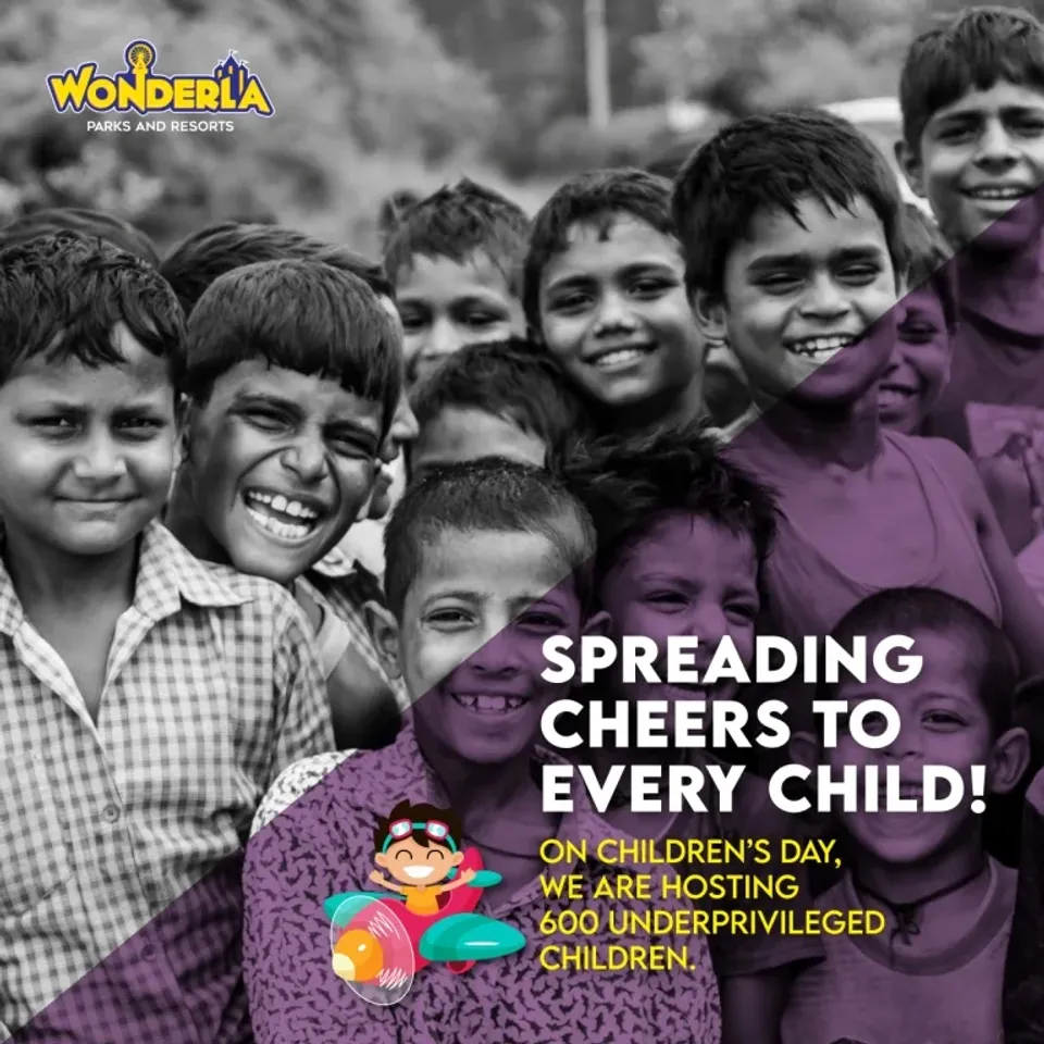 Experience the Magic of Children's Day at Wonderla - A day filled with joy and the spirit of giving back