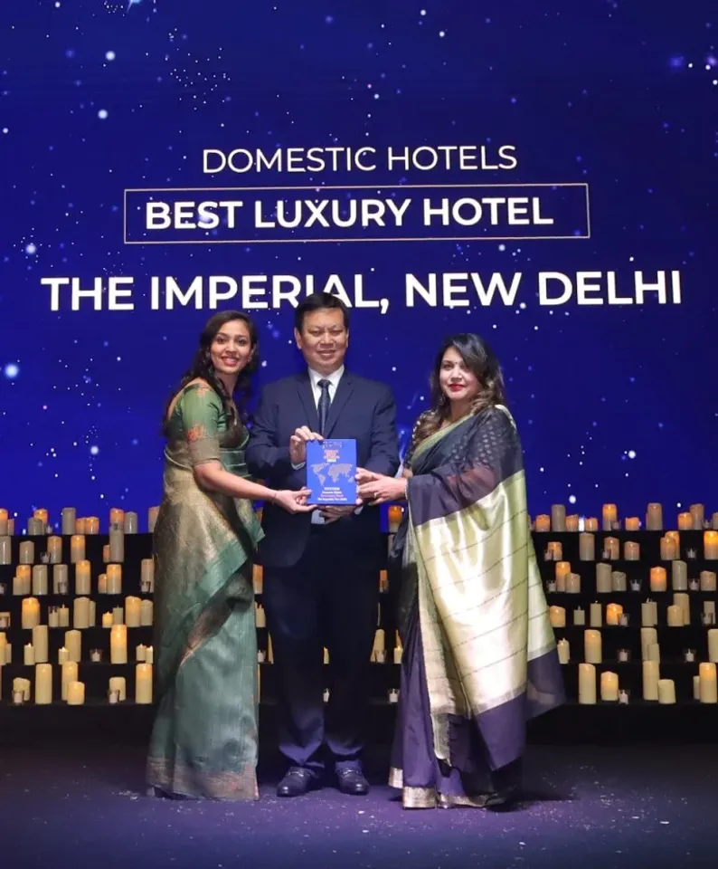 The Imperial New Delhi : 'Best Luxury Hotel'- Domestic Hotels by Travel+Leisure IBA 2023