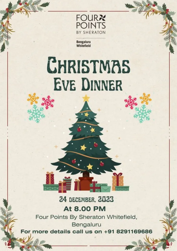 Christmas Eve Dinner at Four points by Sheraton, Whitefield Bengaluru 