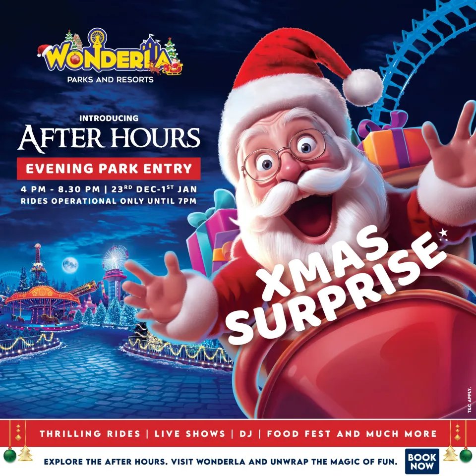 Wonderla Bengaluru gears up for a merry and bright Christmas extravaganza