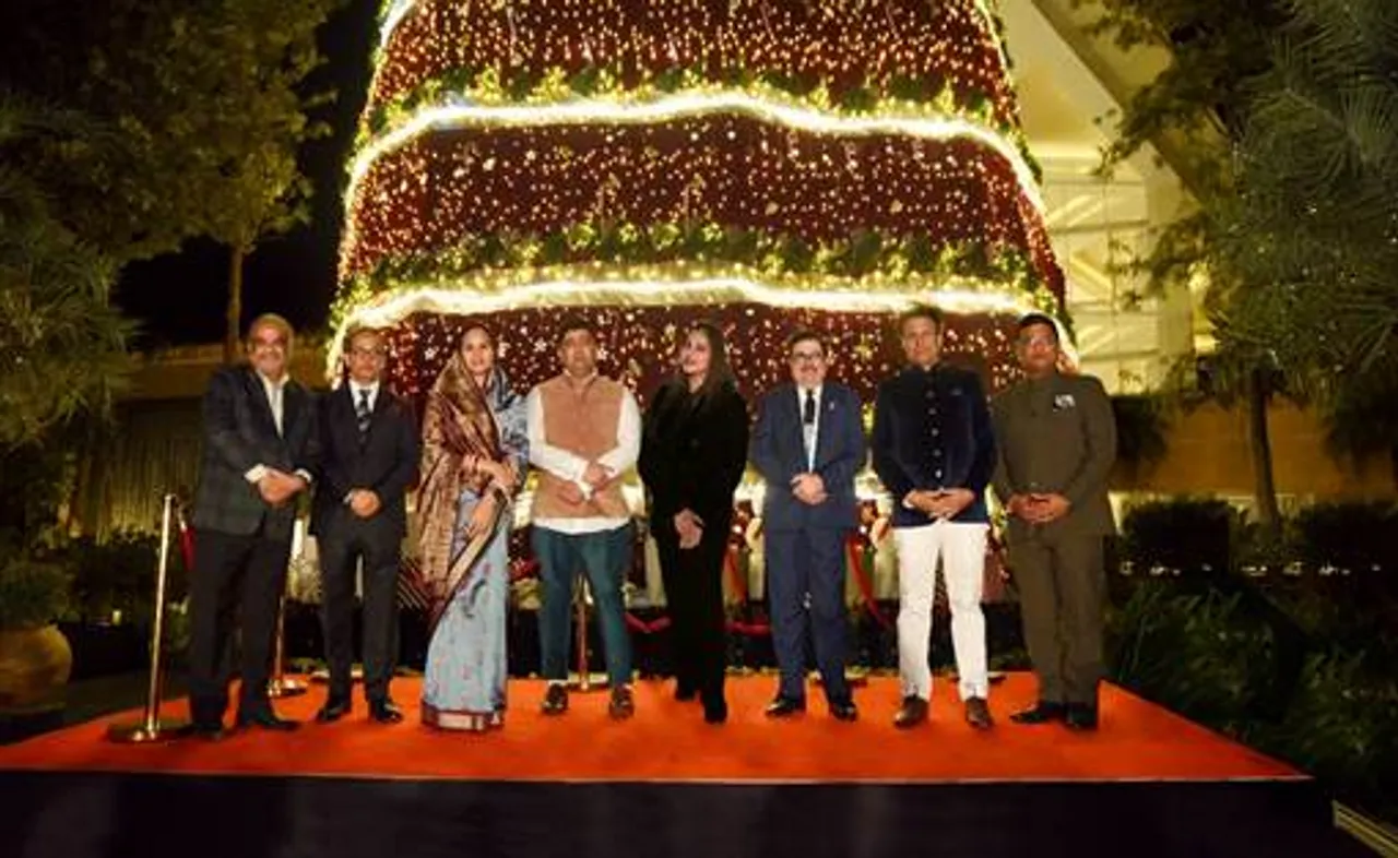 Taj Aravali Resort & Spa, Udaipur Unveils India’s Tallest Christmas Tree