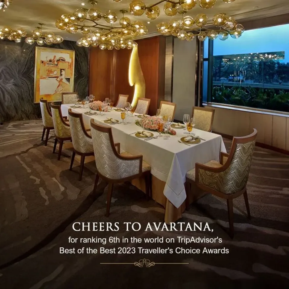 ITC Grand Chola’s Avartana Ranks 6 On The Global Scale - TripAdvisor’s Best of the Best 2023 Traveller’s Choice Awards