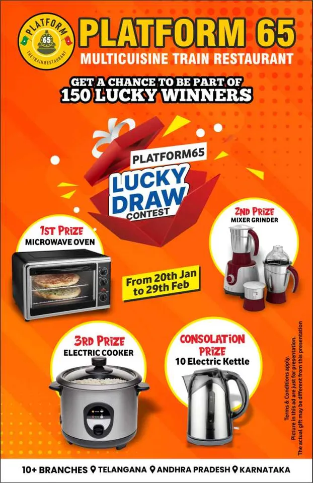 Platform 65's Spectacular Lucky Draw Contest: A Carnival of Surprises