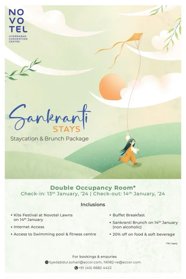 Sankranti Stays @Novotel Hyderabad Convention Centre